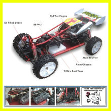 30cc rc gas powered coche, Baja del RC, coche de gas del rc de 2.4G transmisor